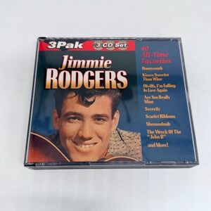 Jimmie Rodgers 40 All-Time Greatest Hits 3-CD Set Rhino Special Products 2000